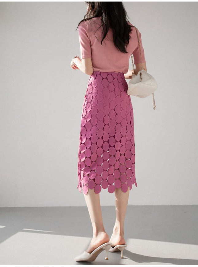 Shay Hollow Out Tassel Skirt - Fashion Pov