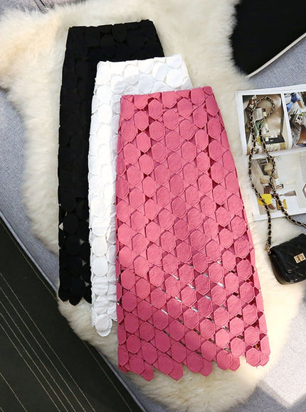 Shay Hollow Out Tassel Skirt - Fashion Pov