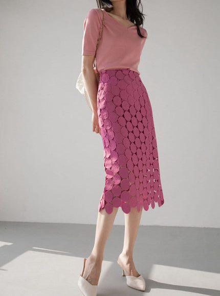 Shay Hollow Out Tassel Skirt - Fashion Pov