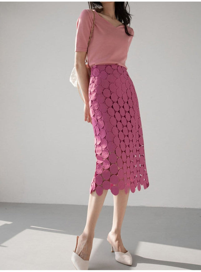 Shay Hollow Out Tassel Skirt - Fashion Pov