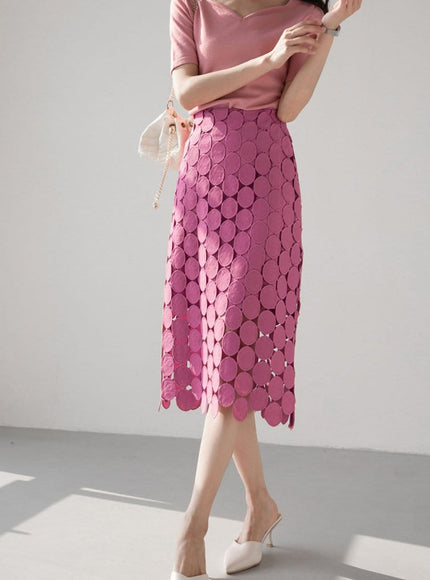 Shay Hollow Out Tassel Skirt - Fashion Pov