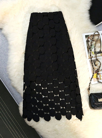 Shay Hollow Out Tassel Skirt - Fashion Pov