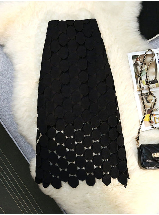 Shay Hollow Out Tassel Skirt - Fashion Pov