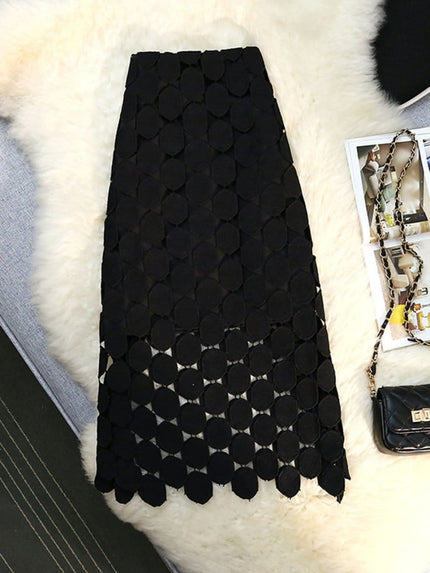 Shay Hollow Out Tassel Skirt - Fashion Pov