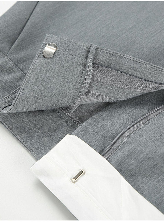 Sloan Skirt In Gray - Fashion Pov