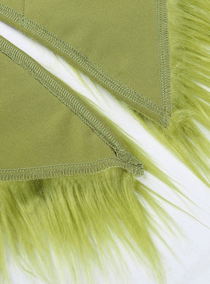 Sonia One Shoulder Feather Midi Dress - Fashion Pov