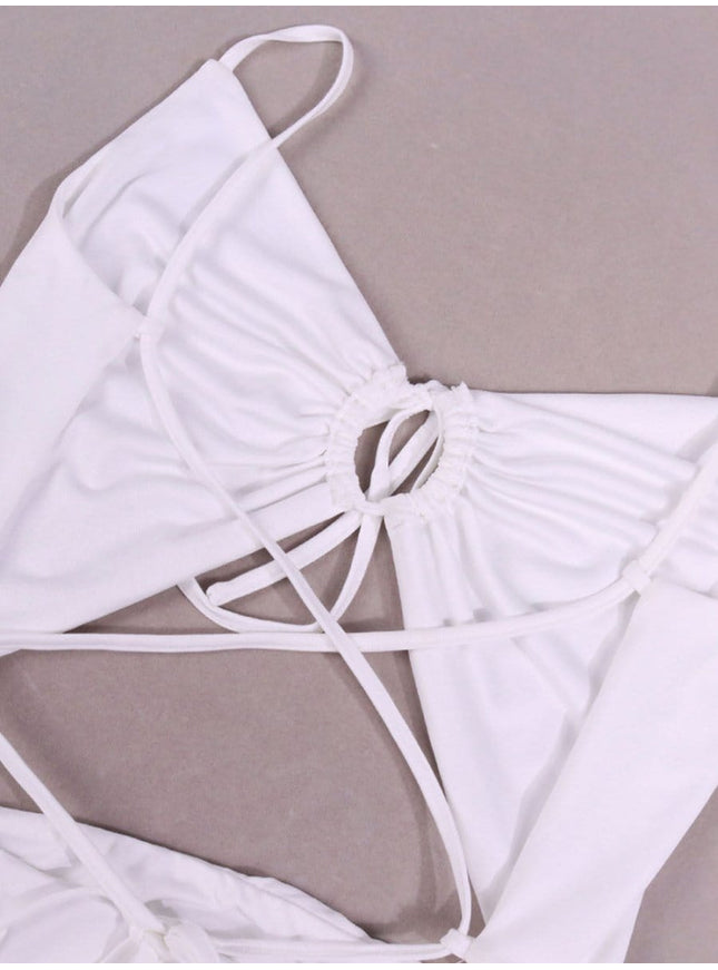 Sophie Hollow Out Backless Midi Dress - Fashion Pov