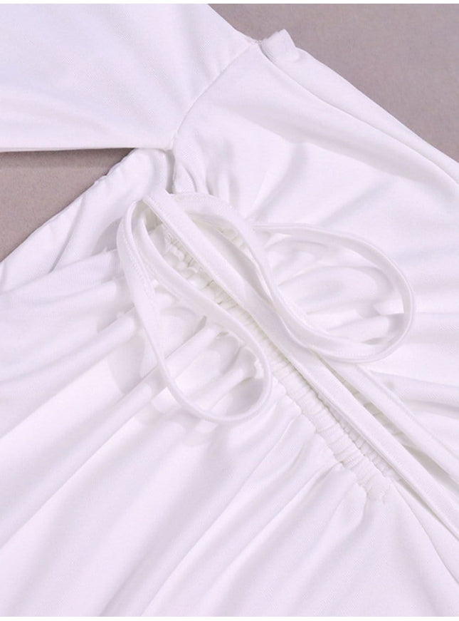Sophie Hollow Out Backless Midi Dress - Fashion Pov