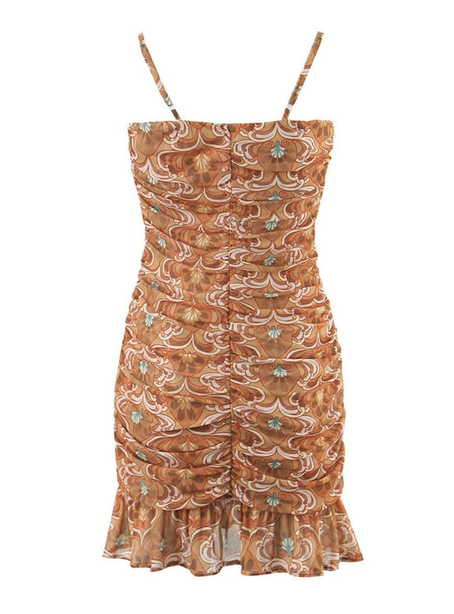 Sutton Ruffle Mini Dress - Fashion Pov