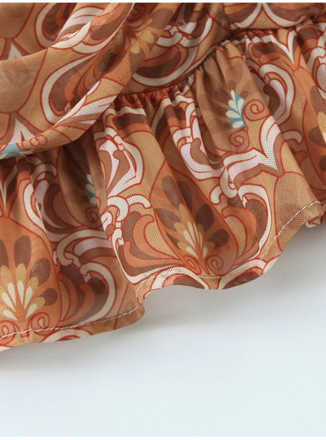 Sutton Ruffle Mini Dress - Fashion Pov