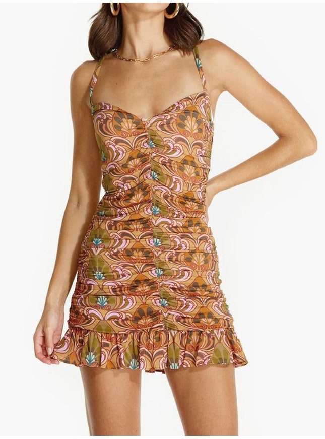 Sutton Ruffle Mini Dress - Fashion Pov