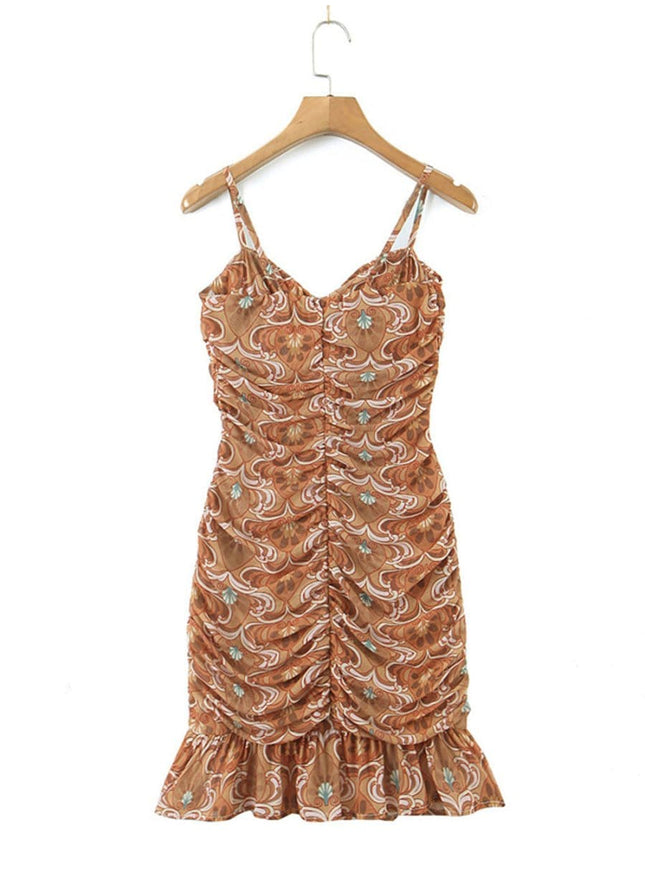 Sutton Ruffle Mini Dress - Fashion Pov