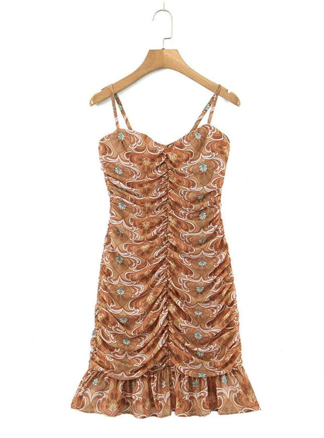 Sutton Ruffle Mini Dress - Fashion Pov