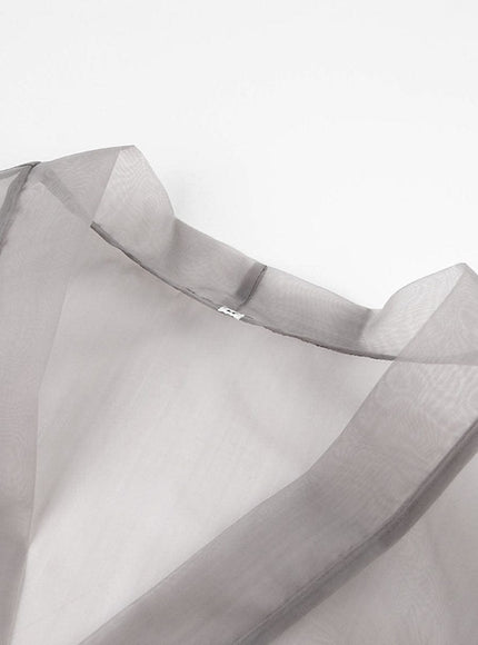 Talia V Neck Long Sleeve Top - Fashion Pov