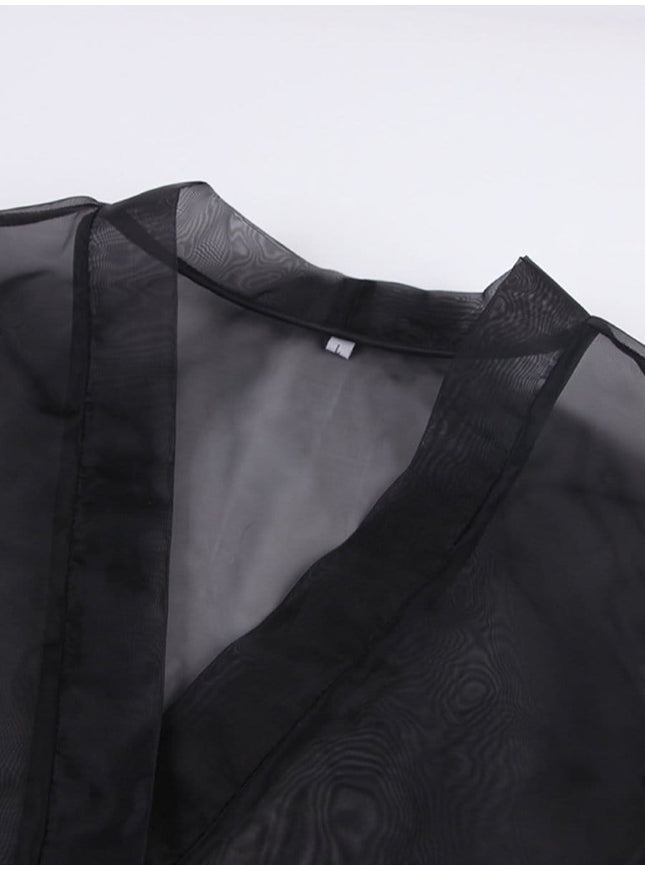 Talia V Neck Long Sleeve Top - Fashion Pov