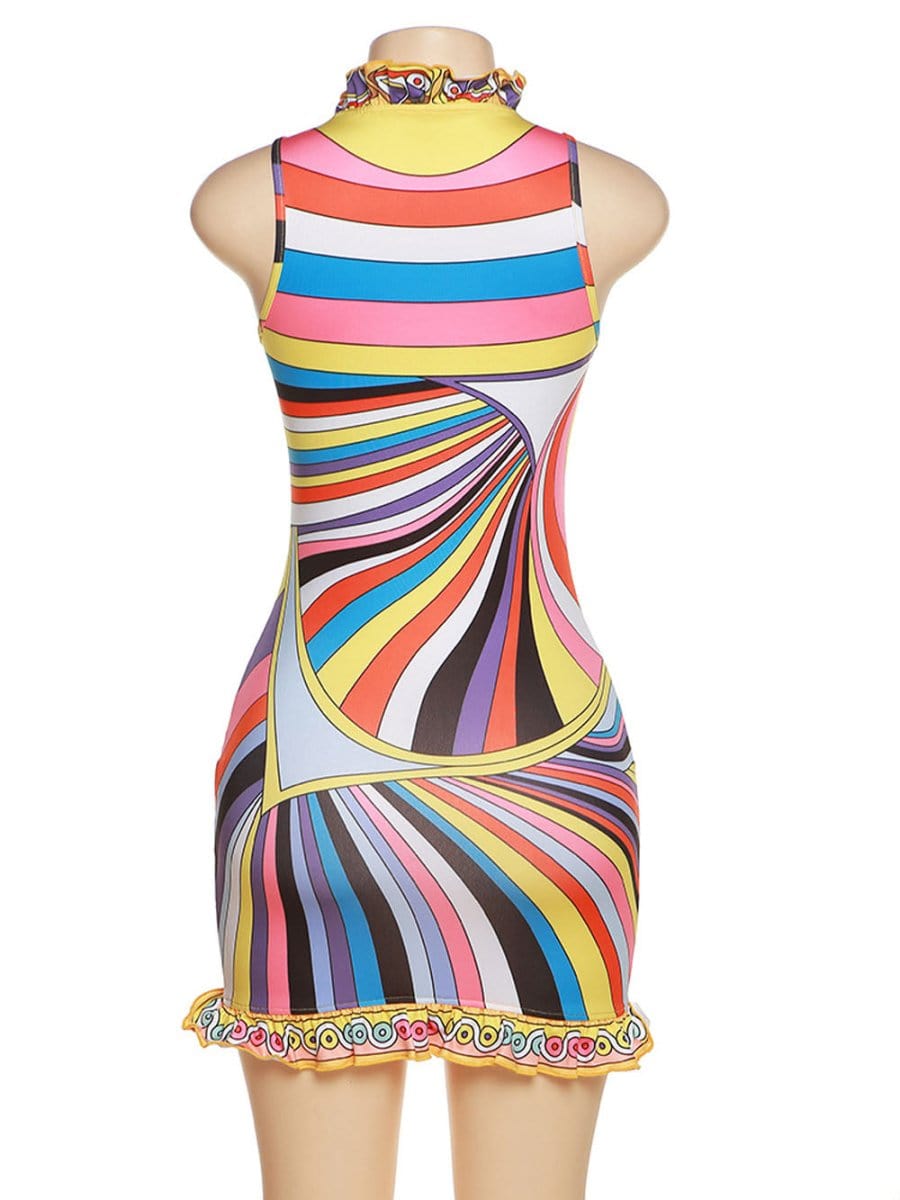 Tara Sleeveless Mini Dress - Fashion Pov