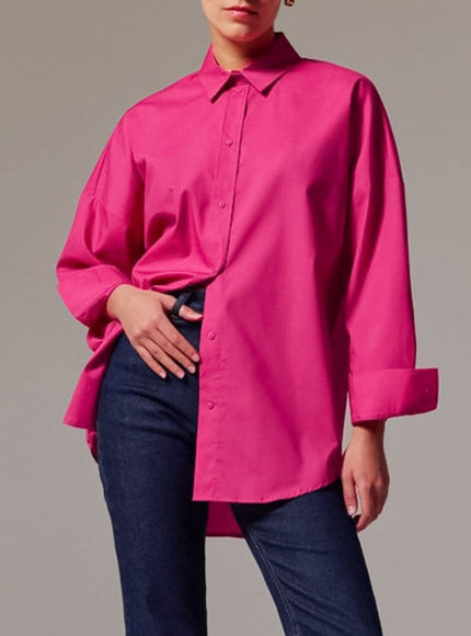 Taylor Long Sleeve Button Top - Fashion Pov