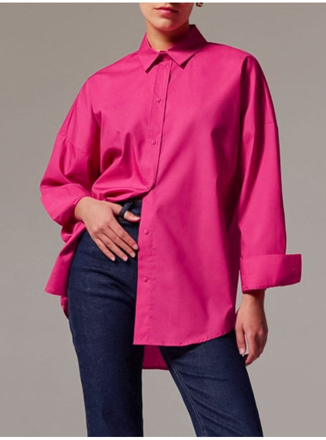 Taylor Long Sleeve Button Top - Fashion Pov