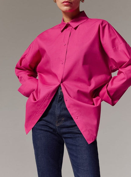 Taylor Long Sleeve Button Top - Fashion Pov