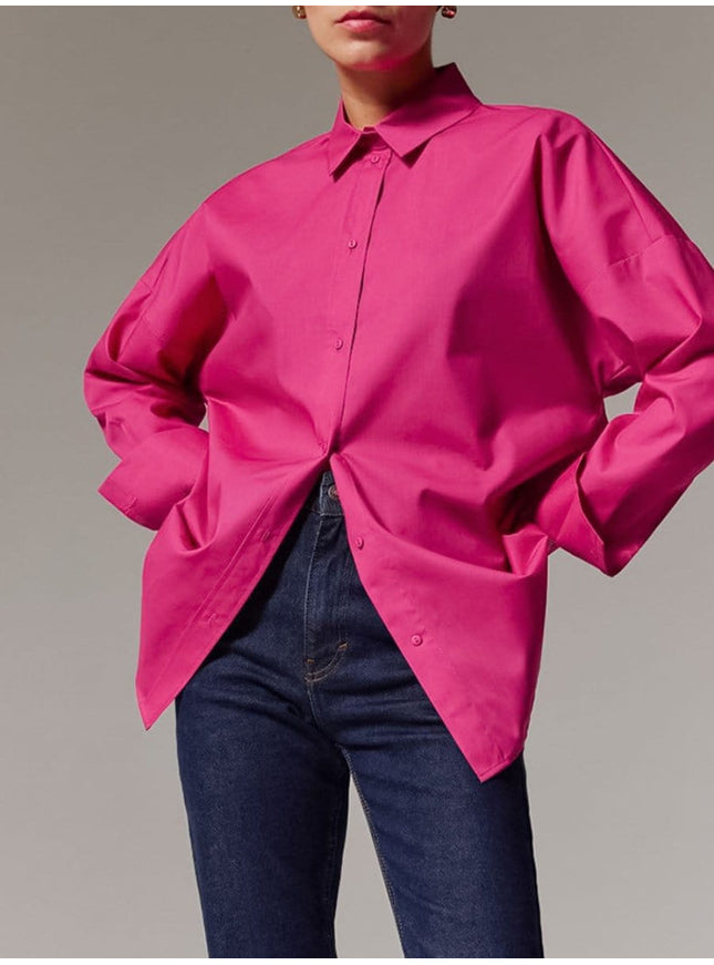 Taylor Long Sleeve Button Top - Fashion Pov