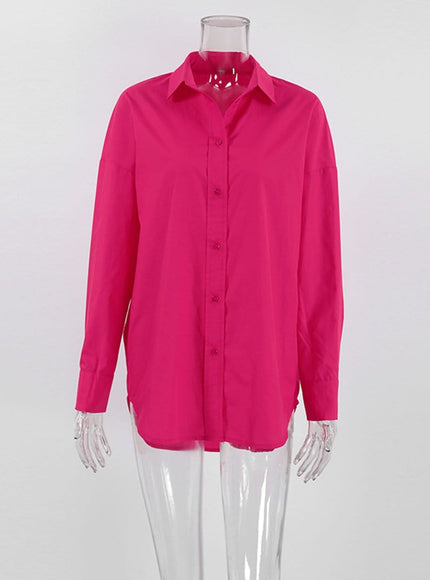 Taylor Long Sleeve Button Top - Fashion Pov