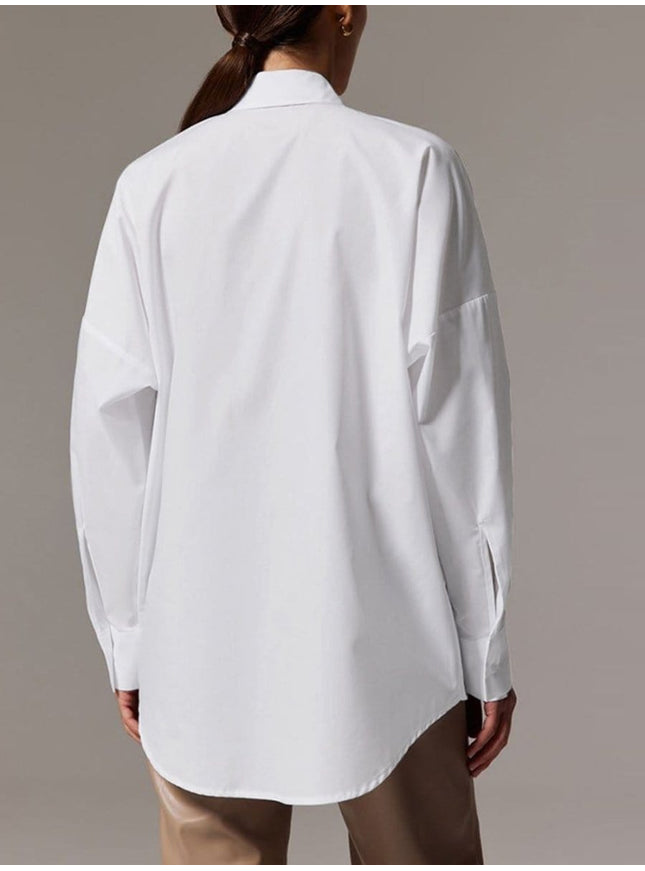 Taylor Long Sleeve Button Top - Fashion Pov