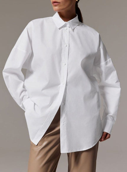 Taylor Long Sleeve Button Top - Fashion Pov