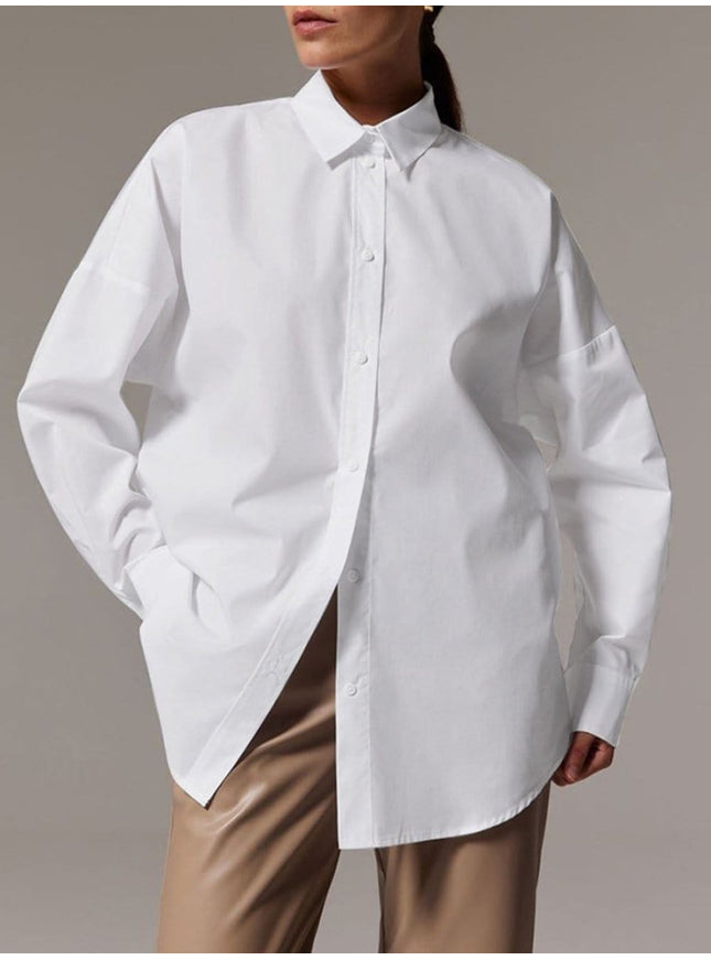 Taylor Long Sleeve Button Top - Fashion Pov