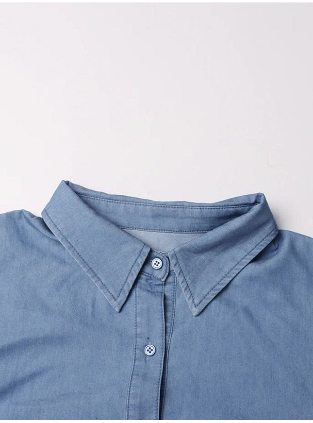 Teresa Spliced Single Breasted Blouse - Fashion Pov