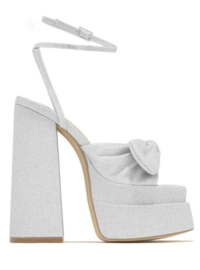 Valerie Butterfly Knot Peep Toe Heel - Fashion Pov