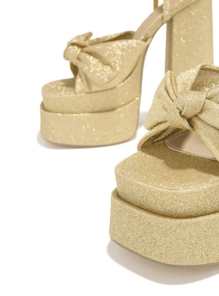 Valerie Butterfly Knot Peep Toe Heel - Fashion Pov