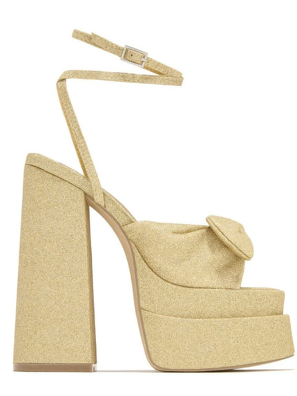 Valerie Butterfly Knot Peep Toe Heel - Fashion Pov