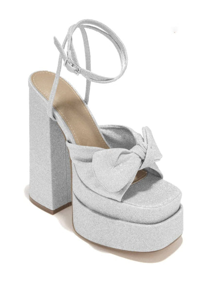 Valerie Butterfly Knot Peep Toe Heel - Fashion Pov