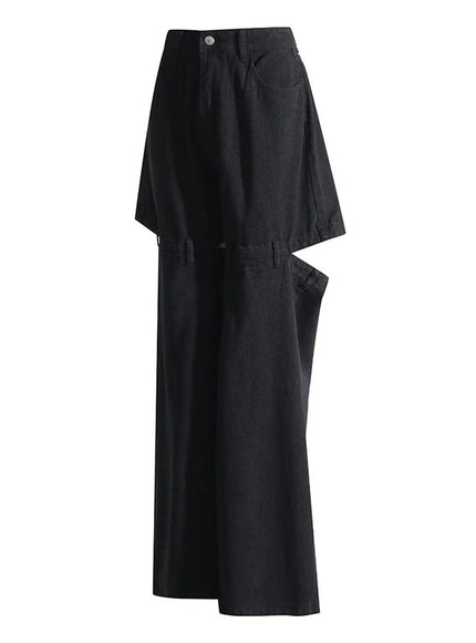 Veda Pockets Cut Out Casual Pant - Fashion Pov