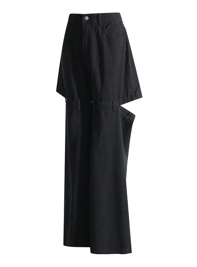 Veda Pockets Cut Out Casual Pant - Fashion Pov