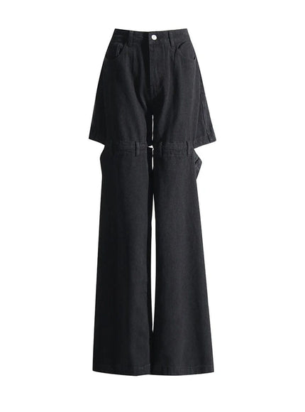Veda Pockets Cut Out Casual Pant - Fashion Pov