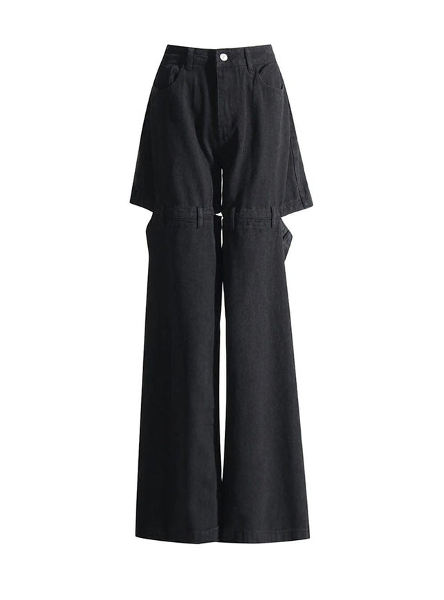 Veda Pockets Cut Out Casual Pant - Fashion Pov