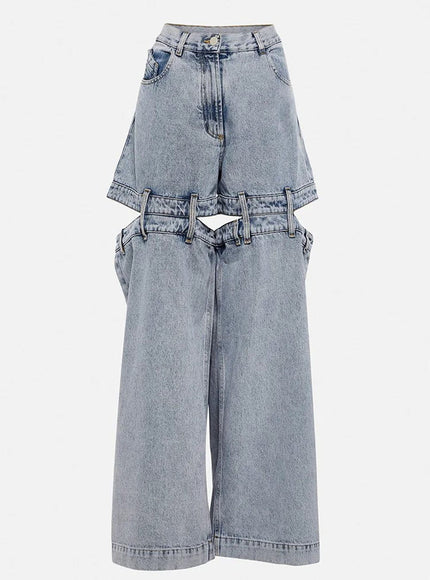 Veda Pockets Cut Out Casual Pant - Fashion Pov