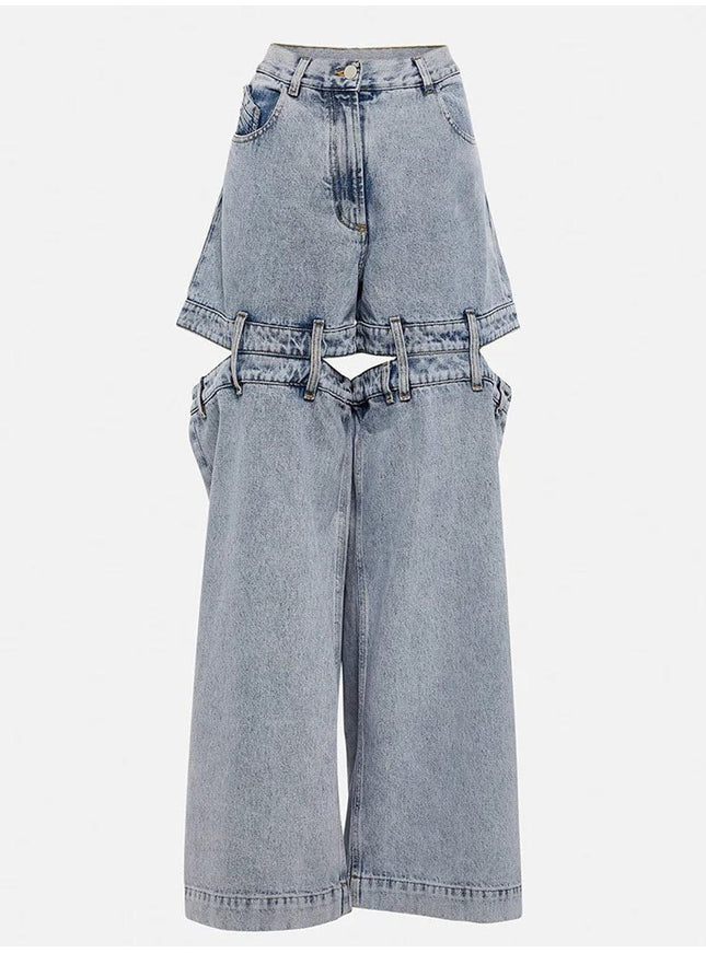 Veda Pockets Cut Out Casual Pant - Fashion Pov