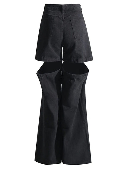 Veda Pockets Cut Out Casual Pant - Fashion Pov
