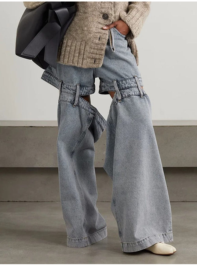 Veda Pockets Cut Out Casual Pant - Fashion Pov