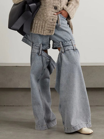 Veda Pockets Cut Out Casual Pant - Fashion Pov