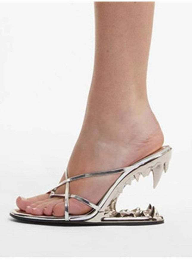 Vivian Flip Flop Peep Toe Heel - Fashion Pov