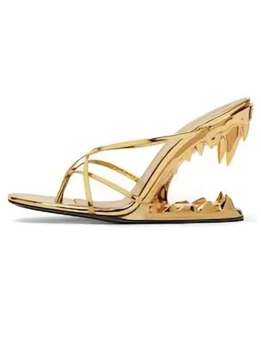 Vivian Flip Flop Peep Toe Heel - Fashion Pov