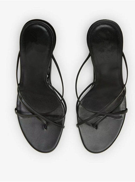 Vivian Flip Flop Peep Toe Heel - Fashion Pov