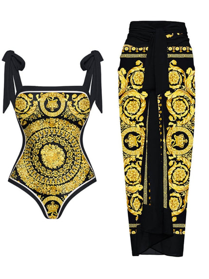 Winnie Swimsuit & Skirt Set - Fashion Pov