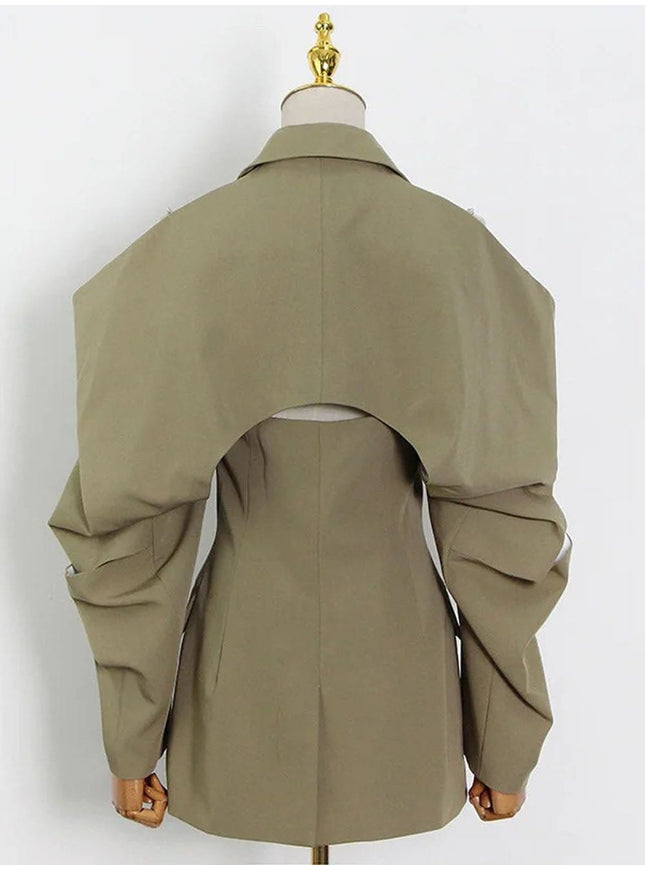 Zaria Waist Cut Out Blazer - Fashion Pov