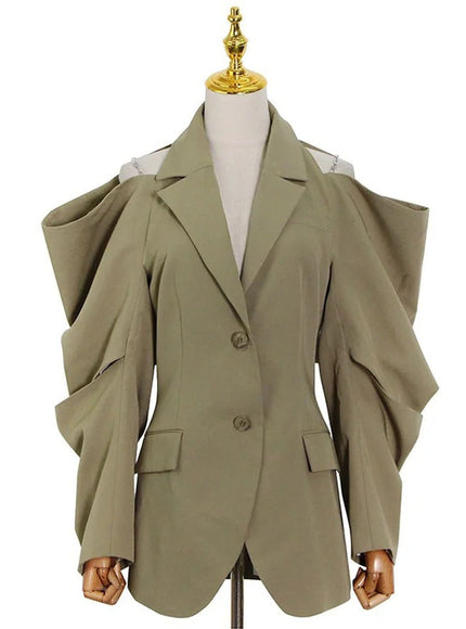 Zaria Waist Cut Out Blazer - Fashion Pov