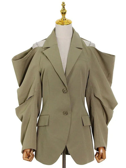 Zaria Waist Cut Out Blazer - Fashion Pov