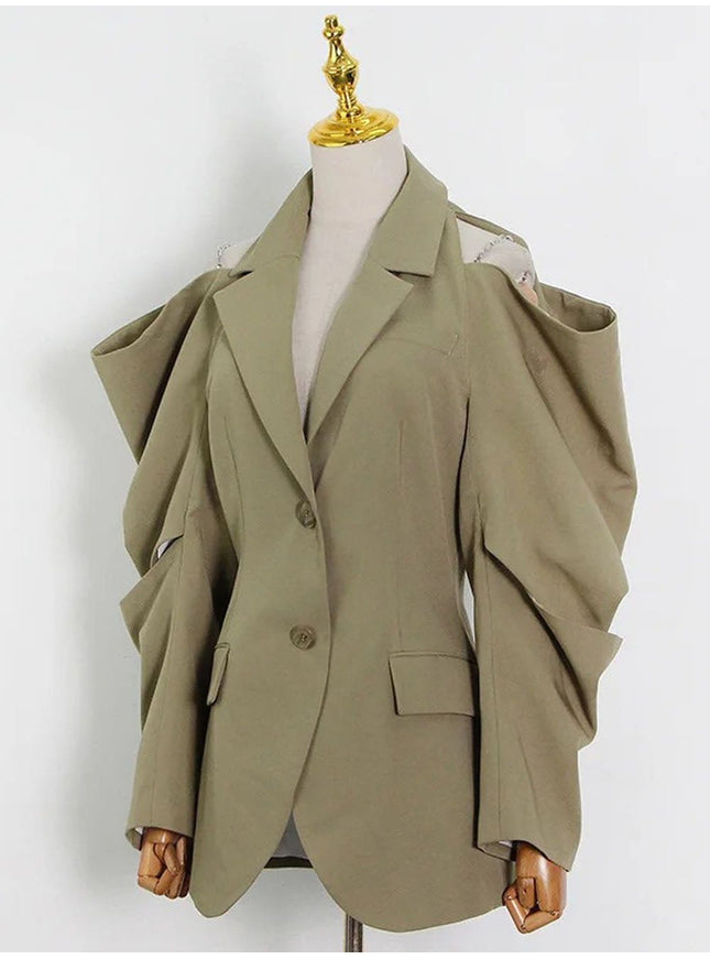 Zaria Waist Cut Out Blazer - Fashion Pov